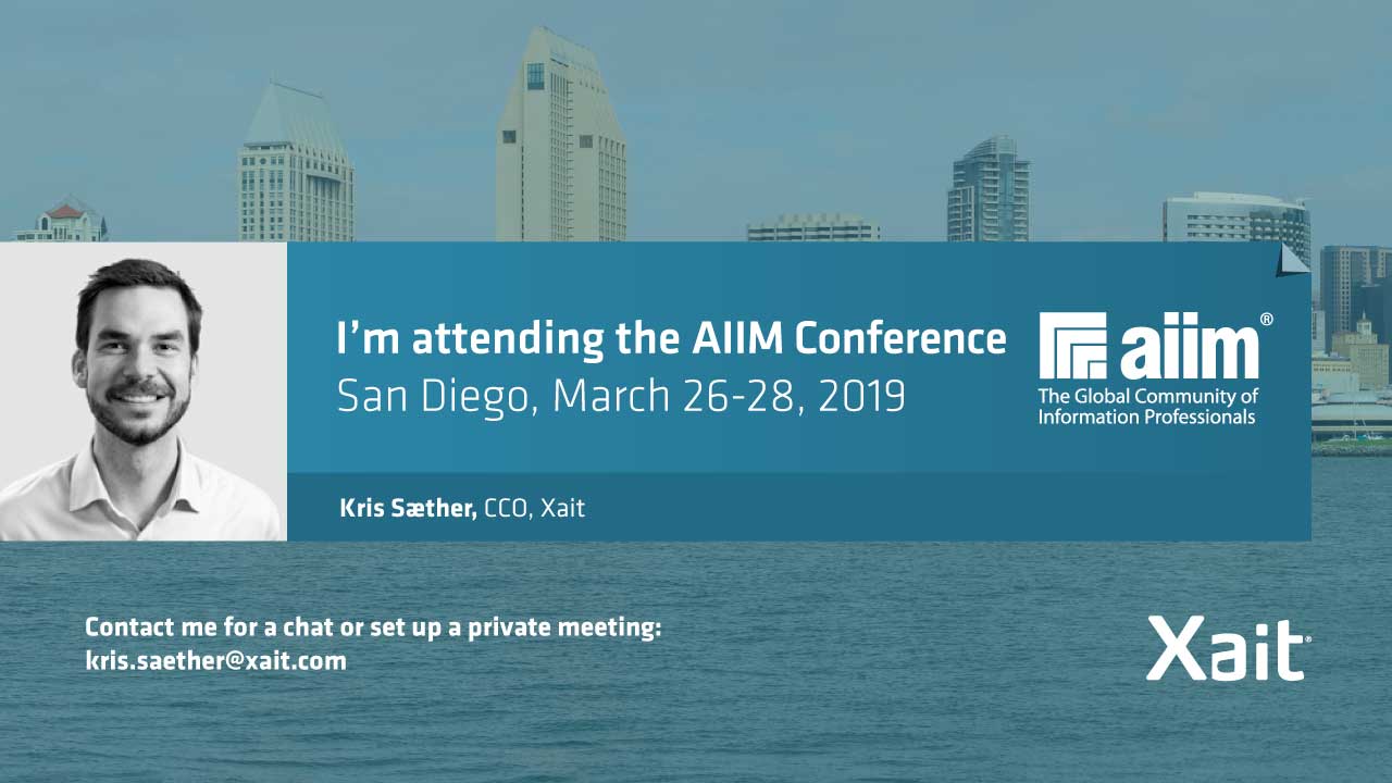 Meet Xait at the AIIM Conference in San Diego