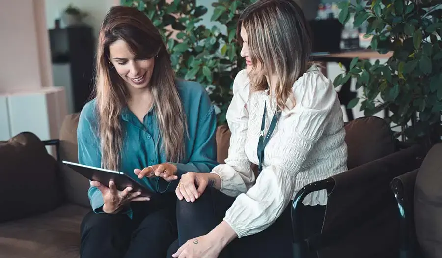 two people checking out cpq business requirements example